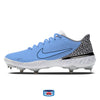 "Carolina Blue Print" Nike Alpha Huarache Elite 3 Low Cleats