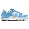 "Carolina Blue & White Dunk" Nike Force Zoom Trout 7 Pro Cleats by Stadium Custom Kicks