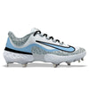 "Carolina Concrete" Nike Alpha Huarache Elite 4 Low Cleats by Stadium Custom Kicks