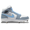 "Carolina Elephant" Jordan 1 Retro Cleats by Stadium Custom Kicks
