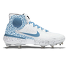"Carolina Elephant" Nike Alpha Huarache Elite 3 Mid Cleats by Stadium Custom Kicks
