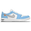 "Carolina Force OW" Jordan 1 Golf Shoes by Stadium Custom Kicks