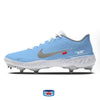 "Carolina Force OW" Nike Alpha Huarache Elite 3 Low Cleats