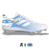 "Carolina Ninja" Adidas Adizero Afterburner 8 Cleats