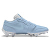 "Carolina Color Rush” Jordan 1 Vapor Edge Low Cleats by Stadium Custom Kicks