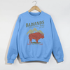 Badlands National Park Graphic Sweatshirt – Vintage Buffalo South Dakota Crewneck by Hey Jude Graphic Tees