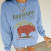 Badlands National Park Graphic Sweatshirt – Vintage Buffalo South Dakota Crewneck by Hey Jude Graphic Tees