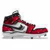 "Cartoon Chicago" Jordan 1 Retro Cleats by Stadium Custom Kicks