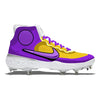 "Bayou Cartoon" Nike Alpha Huarache Elite 3 Mid Cleats by Stadium Custom Kicks