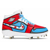 "Cartoon Stars" Jordan 1 Retro Cleats by Stadium Custom Kicks