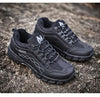 Casual Mens Outdoor Shoes Flat Durable Shoes Autumn Winter Classic Leather Sport Footwear Low Cut Boots Leather Walking Lightweight Breathable Modern Shoes For Walking by Stevvex