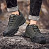 Casual Mens Outdoor Shoes Flat Durable Shoes Autumn Winter Classic Leather Sport Footwear Low Cut Boots Leather Walking Lightweight Breathable Modern Shoes For Walking by Stevvex