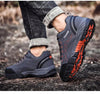 Casual Mens Outdoor Shoes Flat Durable Shoes Autumn Winter Classic Leather Sport Footwear Low Cut Boots Leather Walking Lightweight Breathable Modern Shoes For Walking by Stevvex