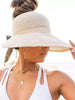 Casual Summer Hats For Women Foldable Hollow Out Hat Modern Women's Simple Vintage Comfortable Sun Hats Cute Women Wide Beach Hats Girl Outside Travel Hats by Stevvex