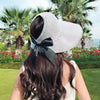 Casual Summer Hats For Women Foldable Hollow Out Hat Modern Women's Simple Vintage Comfortable Sun Hats Cute Women Wide Beach Hats Girl Outside Travel Hats by Stevvex