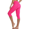 Casual Women's Yoga Pants Gym Fitness Sports Cropped Leggings Pocket Slim Pants Female Solid Color Women's Seamless Scrunch Legging Workout Leggings For Women Lift Tight Gym Yoga Home Pants by Stevvex