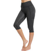 Casual Women's Yoga Pants Gym Fitness Sports Cropped Leggings Pocket Slim Pants Female Solid Color Women's Seamless Scrunch Legging Workout Leggings For Women Lift Tight Gym Yoga Home Pants by Stevvex