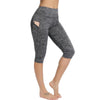 Casual Women's Yoga Pants Gym Fitness Sports Cropped Leggings Pocket Slim Pants Female Solid Color Women's Seamless Scrunch Legging Workout Leggings For Women Lift Tight Gym Yoga Home Pants by Stevvex