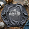 Cat And Yarn Sweatshirt by YarnMerch