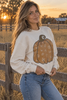 Cattle Brand Pumpkin Graphic Sweatshirt by Wild Junkie