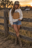 Cattle Brand Pumpkin Graphic Sweatshirt by Wild Junkie
