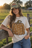 Cattle Brand Pumpkin Graphic Tee by Wild Junkie