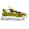 "Caution Tape" Adidas Icon V Bounce Cleats by Stadium Custom Kicks
