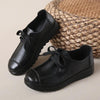 Women’s Black Flat Work Shoes – Soft Sole Anti-Slip Flats by FitiqueFit
