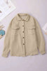 Comfortable Button-Down Collared Jacket Classic Lightweight Classic Design With Pockets by Stevvex