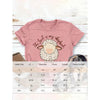 Women's Round Neck Graphic Print Short Sleeve T-Shirt by FitiqueFit