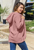 Women Full Size Teddy Hooded Jacket with Pockets Cozy Casual Jacket Comfortable Women Jacket by Stevvex