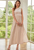 One-Shoulder Split Sleeveless Dress