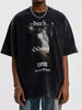 Men's Graphic Oversized Washed T-Shirt by Simply Love