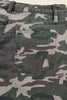 Green Camo Denim Cargo Wide Leg Pants by Wild and Free Boutique