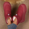 Women’s Fleece-Lined Short Boots – Warm Cotton Lined Winter Ankle Boots by FitiqueFit