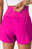 Black Pocketed Wide Waistband Swim Shorts