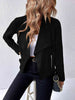Classic Minimalist Collared Long Sleeve Jacket for Women – Minimalist & Lightweight Everyday Outerwear by Stevvex