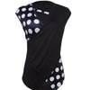 Women's Sleeveless Collar With Unique Design shirt Top by FitiqueFit