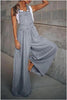 Women’s wide leg denim overalls by FitiqueFit