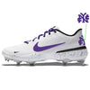 "CCNY Alternate" Nike Alpha Huarache Elite 3 Low Cleats by Stadium Custom Kicks