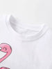 Children's Flamingo Graphic Ruffle Sleeve T-Shirt by Simply Love