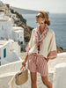 Women's V Neck Top and Shorts Set by FitiqueFit