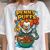Funny Halloween Graphic T-Shirt – Retro Horror Cereal Tee, Spooky Movie Character Shirt by Dog Mom Hat