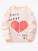 Children's Heart Long Sleeve Casual T-Shirt by Simply Love
