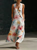 Women’s V-Neck Cross-Over Shirt and Wide-Leg Pants Set by FitiqueFit
