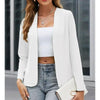 Women’s Plus‑Size Open‑Front Casual Blazer by FitiqueFit