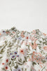 Floral Printed Mock Neck Long Sleeve Mini Dress Stylish Charming Printed Dress For Women by Stevvex