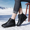 Women’s Genuine Leather Soft-Soled Flat Ankle Boots by FitiqueFit