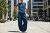 Women's Sleeveless Cardigan Top & Pants Two-Piece Set by FitiqueFit