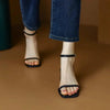 Open Toe Block Heel Buckle Sandals – Versatile Dress Sandal by FitiqueFit